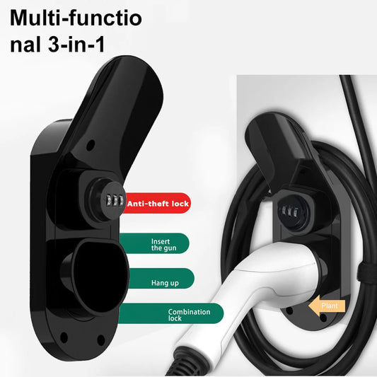 Support mural pour câble de recharge EV – Propre, sécurisé et robuste