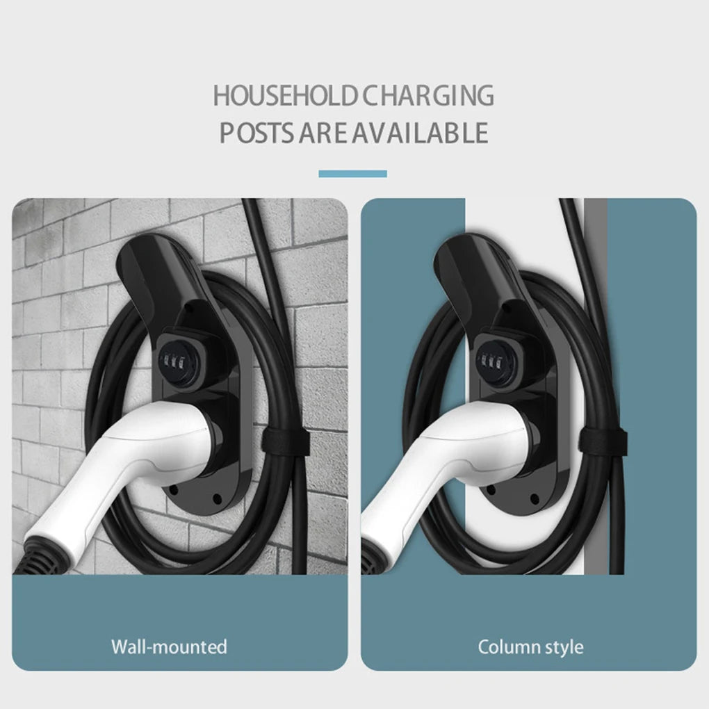 Support mural pour câble de recharge EV – Propre, sécurisé et robuste
